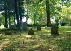 Graveyard at Old Donation Church.